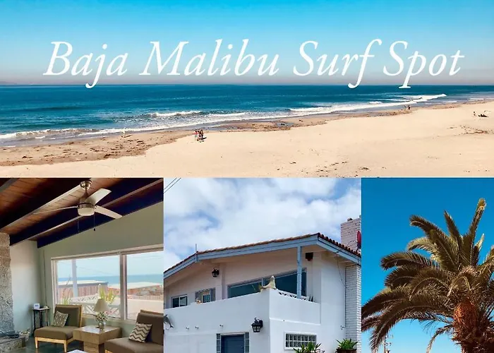 Villa: Rosarito Beach House-- Spacious, Central, Beach View, & Sleeps 14